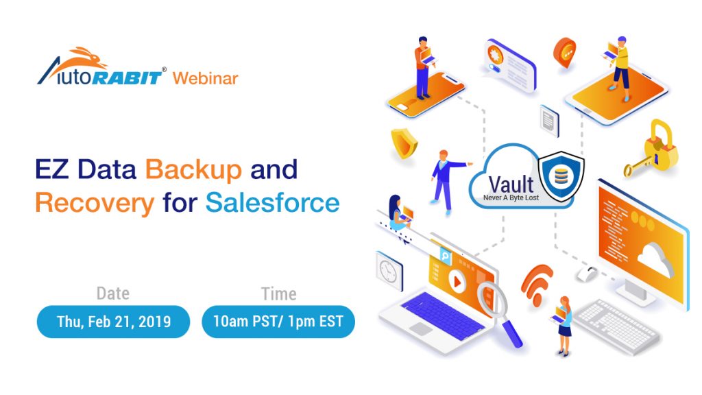 Webinar on EZ data backup and recovery for Salesforce