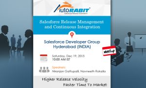 AutoRABIT at Salesforce Hyderabad Meet up