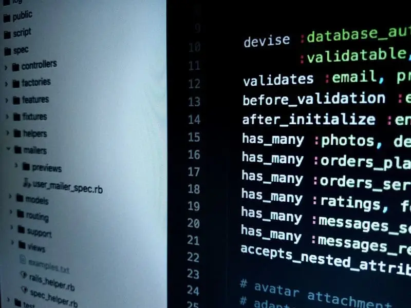 8-Best-Practices-for-DevOps-Security-in-2021-2 Lines of code on a computer screen_AutoRABIT