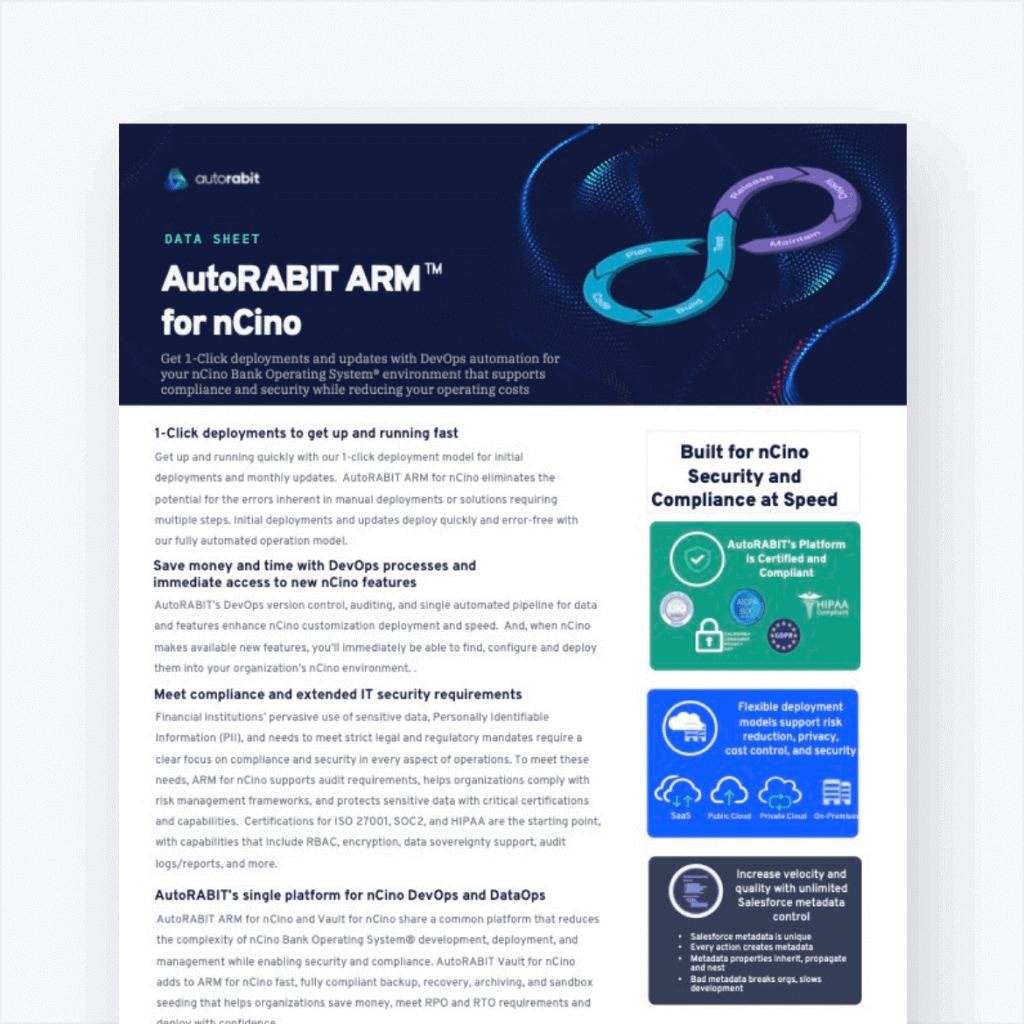 AutoRABIT ARM for nCino