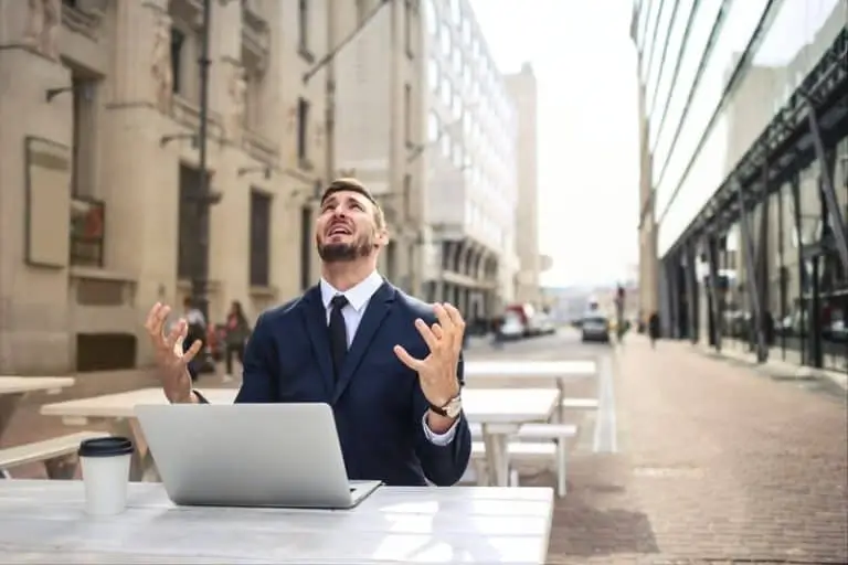 6-Benefits-of-Restoring-Your-Metadata-in-Salesforce-After-an-Outage-1-768x512-1 Man upset at a computer_AutoRABIT