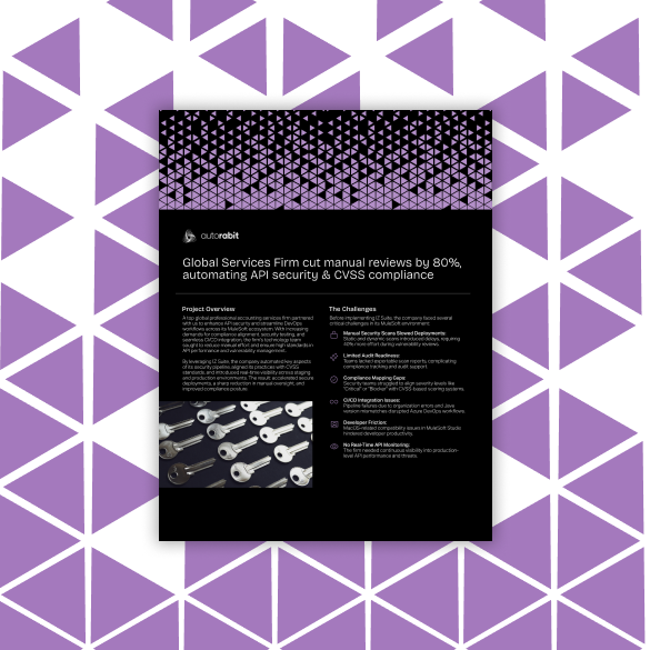 Case Study - Global Services Firm cut manual reviews by 80%, automating API security & CVSS compliance_AutoRABIT
