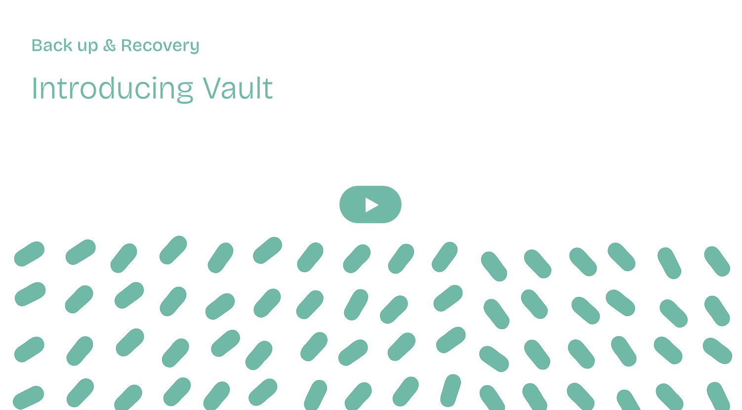 introducing vault