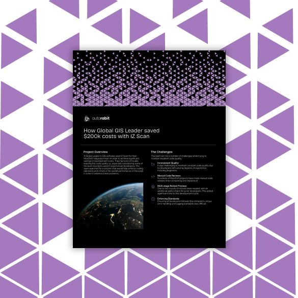 Case Study - How a Global GIS Leader saved $200k costs with IZ Scan_AutoRABIT